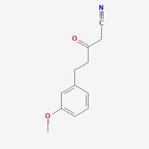 5-(3-Methoxyphenyl)-3-oxo-pentanenitrile