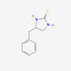 molecular formula C10H12N2S B8475753 4-Benzyl-2-imidazolidinethione 