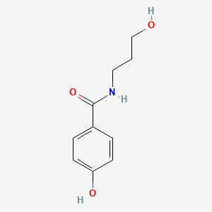 4-hydroxy-N-(3-hydroxypropyl)benzamide