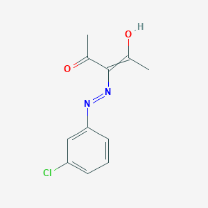 3-[(3-Chlorophenyl)hydrazono]pentane-2,4-dione