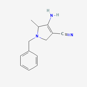 3-Amino-4-cyano-1-benzyl-2-methyl-3-pyrroline