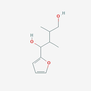 molecular formula C10H16O3 B084758 1-(2-Furyl)-2,3-dimethyl-1,4-butanediol CAS No. 10564-02-0