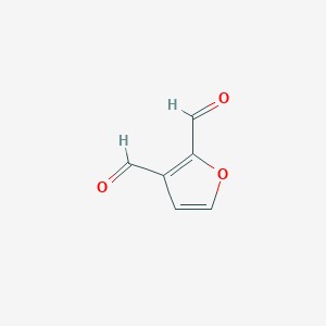 molecular formula C6H4O3 B8475996 Furan-2,3-dicarbaldehyde 