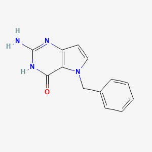 2-Amino-5-benzyl-3H-pyrrolo[3,2-d]pyrimidin-4(5H)-one