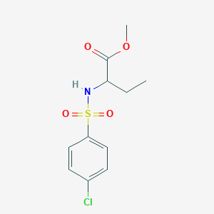 Methyl 2-(4-chlorophenylsulfonamido)butanoate