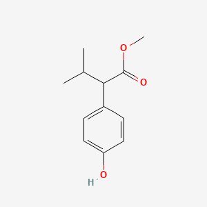 molecular formula C12H16O3 B8476282 Methyl 2-(4-hydroxyphenyl)-3-methylbutyrate CAS No. 88149-98-8