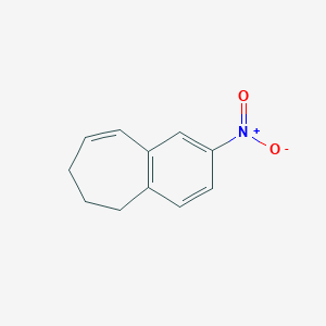 2-nitro-6,7-dihydro-5H-benzocycloheptene