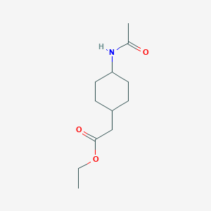 trans-(4-Acetylamino-cyclohexyl)-acetic acid ethyl ester