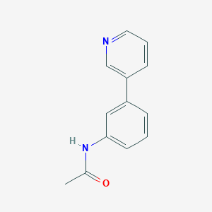molecular formula C13H12N2O B8476966 3-(3-Acetamidophenyl)pyridine 