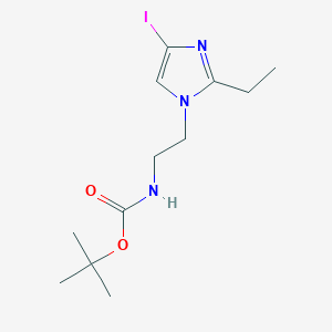 [2-(2-Ethyl-4-iodo-imidazol-1-yl)-ethyl]-carbamic acid tert-butyl ester