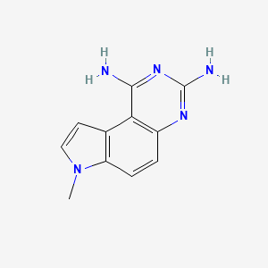 7-Methyl-7H-pyrrolo[3,2-f]quinazoline-1,3-diamine