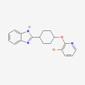 2-[4-(3-bromo-pyridin-2-yloxy)-cyclohexyl]-1H-benzoimidazole