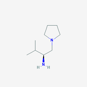 (S)-3-methyl-1-(pyrrolidin-1-yl)butan-2-amine