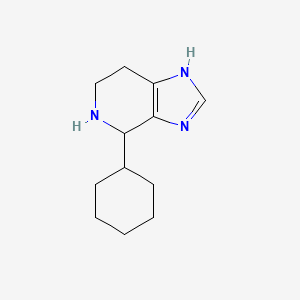 4-cyclohexyl-3H,4H,5H,6H,7H-imidazo[4,5-c]pyridine