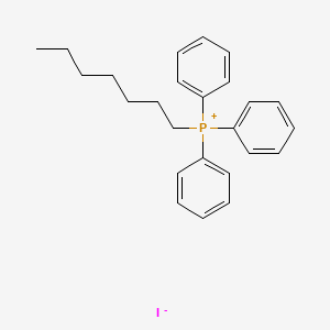 Phosphonium, heptyltriphenyl-, iodide
