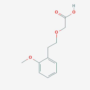 [2-(2-Methoxyphenyl)ethoxy]acetic acid