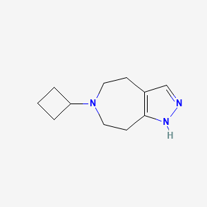 6-Cyclobutyl-2,4,5,6,7,8-hexahydropyrazolo[3,4-d]azepine