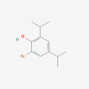 molecular formula C12H17BrO B8477194 2-Bromo4,6-diisopropyl-phenol 