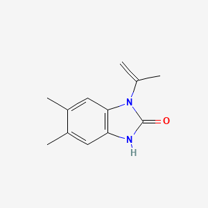 1-Isopropenyl-5,6-dimethyl-1,3-dihydro-benzimidazol-2-one