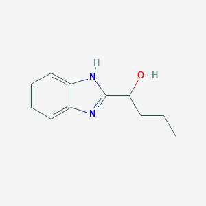 molecular formula C11H14N2O B084772 1-(1H-benzimidazol-2-yl)butan-1-ol CAS No. 13794-24-6