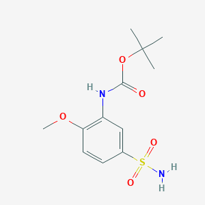 3-t-Butoxycarbonylamino-4-methoxybenzenesulfonamide