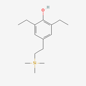 2,6-Diethyl-4-[2-(trimethylsilyl)ethyl]phenol