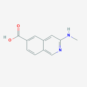 molecular formula C11H10N2O2 B8477766 3-(Methylamino)isoquinoline-6-carboxylic acid 