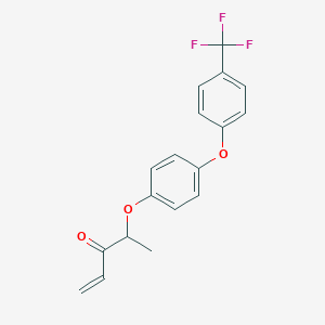 4-{4-[4-(Trifluoromethyl)phenoxy]phenoxy}pent-1-en-3-one