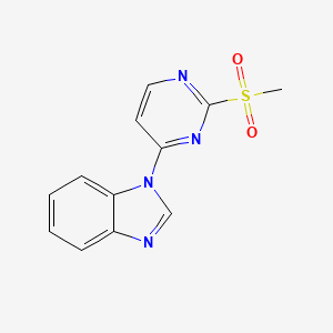 2-Methanesulfonyl-4-[benzimidazol-1-yl]pyrimidine