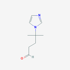 1-(3-Formyl-1,1-dimethylpropyl)imidazole