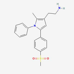 2-[1-phenyl-2-methyl-5-(4-methylsulphonylphenyl)-1H-pyrrol-3-yl]-ethanamine