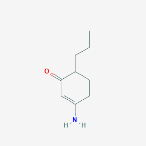 3-Amino-6-propylcyclohex-2-en-1-one