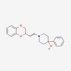 1-[2-(2,3-Dihydro-1,4-benzodioxin-2-yl)ethenyl]-4-phenylpiperidin-4-ol