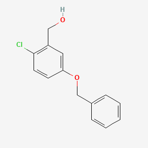 molecular formula C14H13ClO2 B8478047 (5-(Benzyloxy)-2-chlorophenyl)methanol 