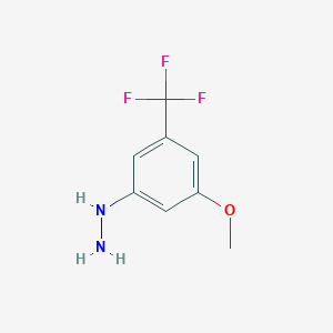 Hydrazine, [3-methoxy-5-(trifluoromethyl)phenyl]-