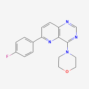 6-(4-Fluorophenyl)-4-(morpholin-4-yl)pyrido[3,2-d]pyrimidine