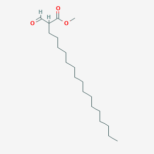 molecular formula C20H38O3 B8478080 Methyl 2-formyloctadecanoate CAS No. 38620-88-1