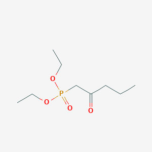 Phosphonic acid, (2-oxopentyl)-, diethyl ester