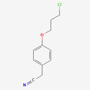 4-(3-Chloropropoxy)phenylacetonitrile