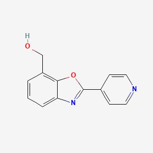 7-Benzoxazolemethanol,2-(4-pyridinyl)-
