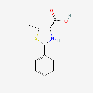 5,5-dimethyl-2-phenylthiazolidine-4(S)-carboxylic acid