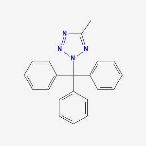 molecular formula C21H18N4 B8478464 2-Trityl-5-methyl tetrazole CAS No. 178323-88-1