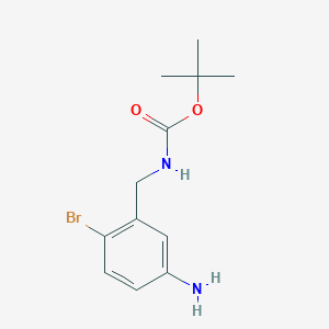 (5-Amino-2-bromobenzyl)carbamic Acid t-Butyl Ester