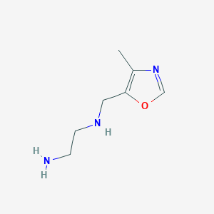molecular formula C7H13N3O B8478487 N-(4-methyl-5-oxazolylmethyl)ethylenediamine 