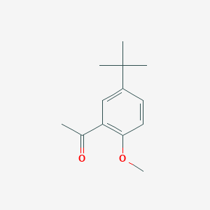 molecular formula C13H18O2 B8478577 2-Acetyl-4-tert-butylanisole 