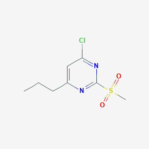 4-Chloro-2-methanesulfonyl-6-propyl-pyrimidine