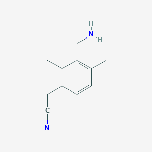 3-Cyanomethyl-2,4,6-trimethylbenzylamine