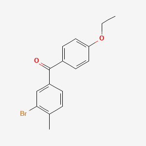 (3-Bromo-4-methylphenyl)(4-ethoxyphenyl)methanone
