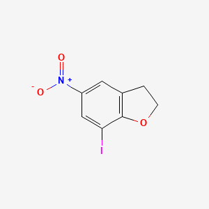 2,3-Dihydro-7-iodo-5-nitrobenzofuran