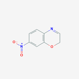 molecular formula C8H6N2O3 B8478915 7-Nitrobenz[1,4]oxazine 